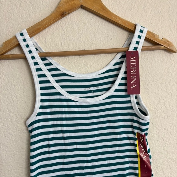 Merona striped tank size Small NEW - Picture 3 of 7